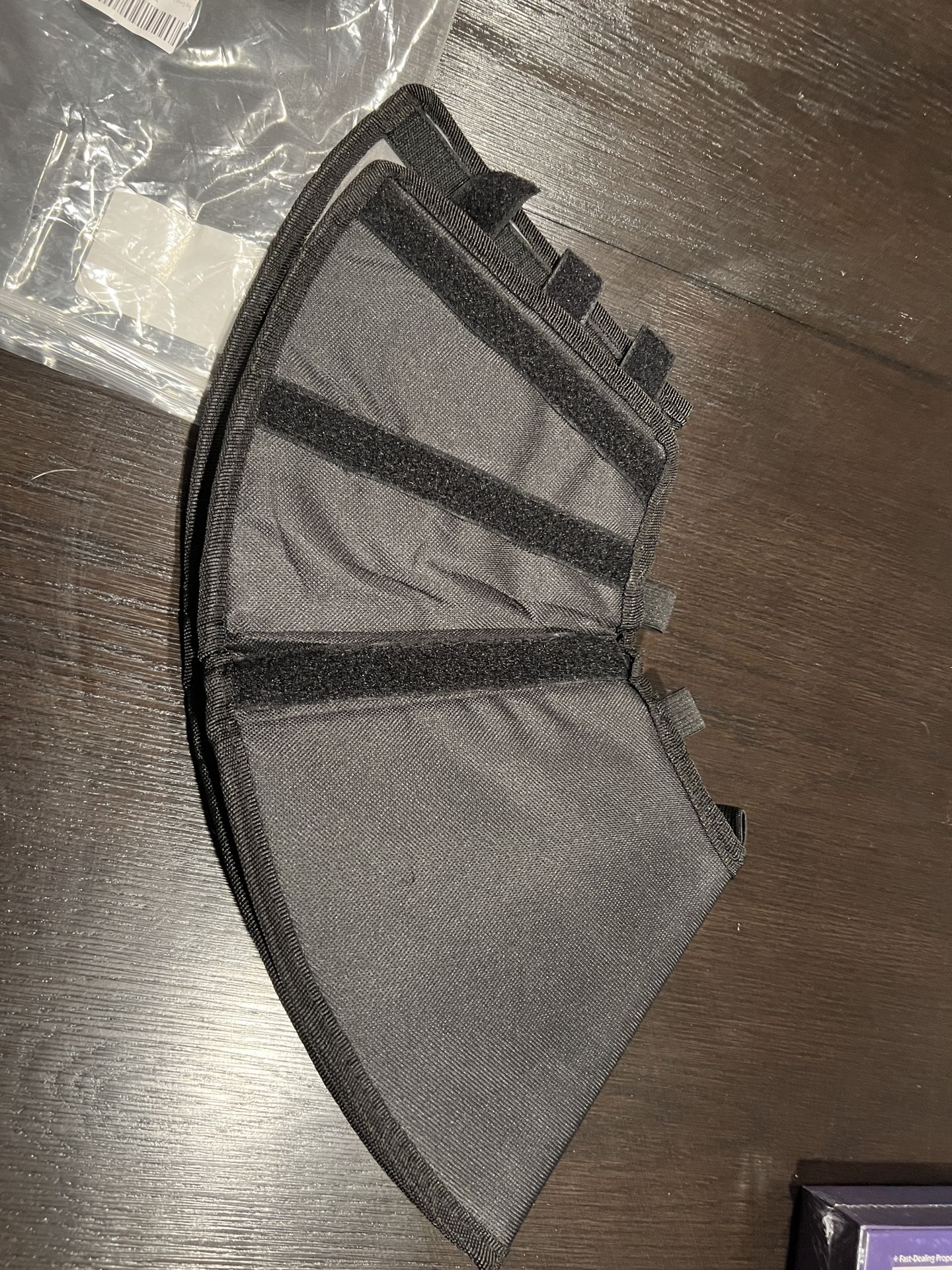 Medium dog cone , New, soft Sided