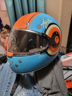 SMK RETRO FULL FACE HELMET