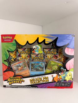 Pokémon Mega Evolution Ascended Heroes First Partners Deluxe Pin Collection