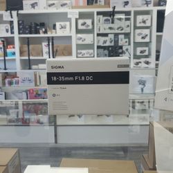 Sigma 18-35mm F1.8 For Canon  Mount Sale Ends 09/29