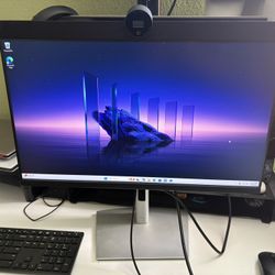 Dell 24” Monitor Built In Webcam