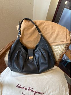 Ferragamo Black Shoulder Bag