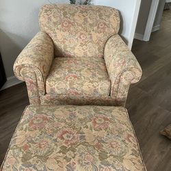 Easy Chair With Ottoman