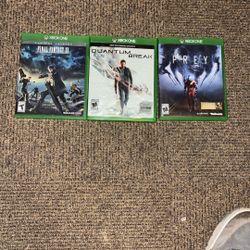 Brand New Xbox One Games, Final Fantasy XV, Quantum Break, Prey 