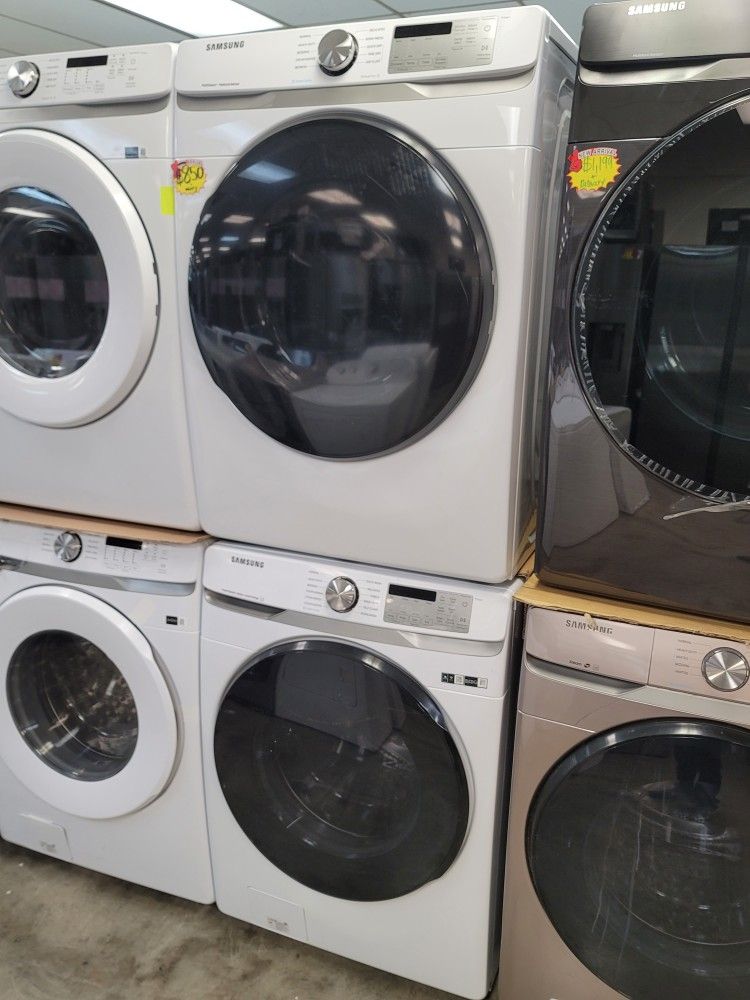 Samsung Front Loading Washer And Electric 220volt Dryer Set