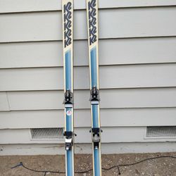 180cm K2 Turbo Skis With Salomon Binders
