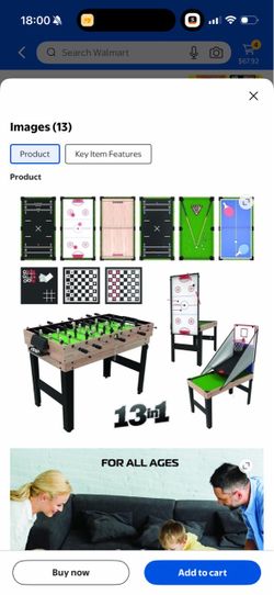 13-1 game table