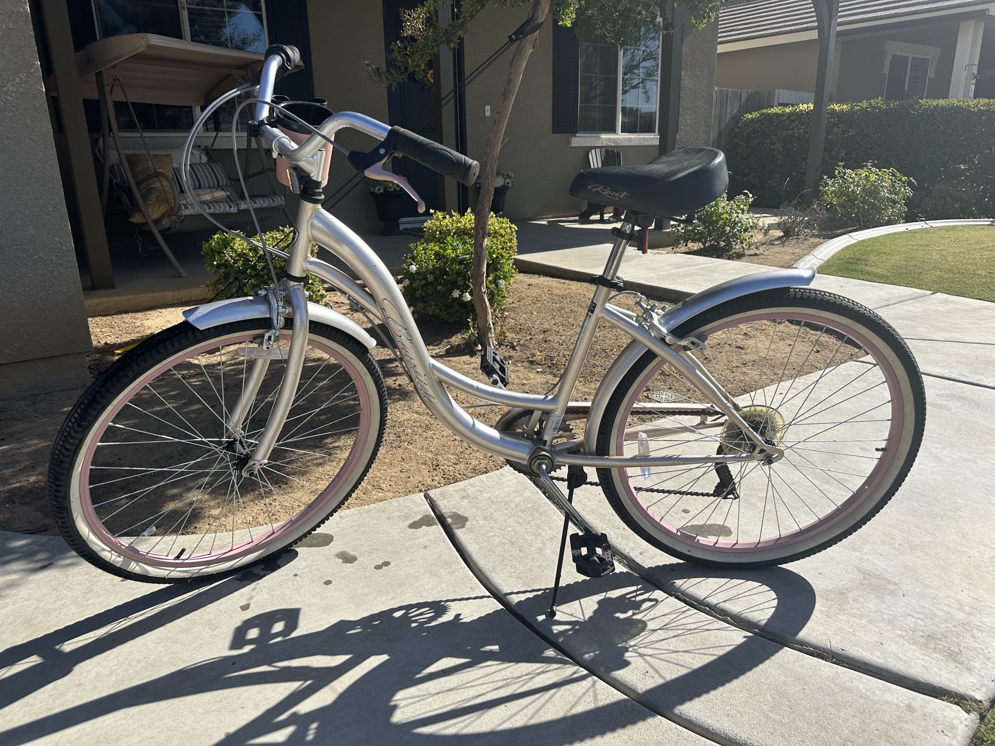 Rose Gold Beach Cruiser Bike
