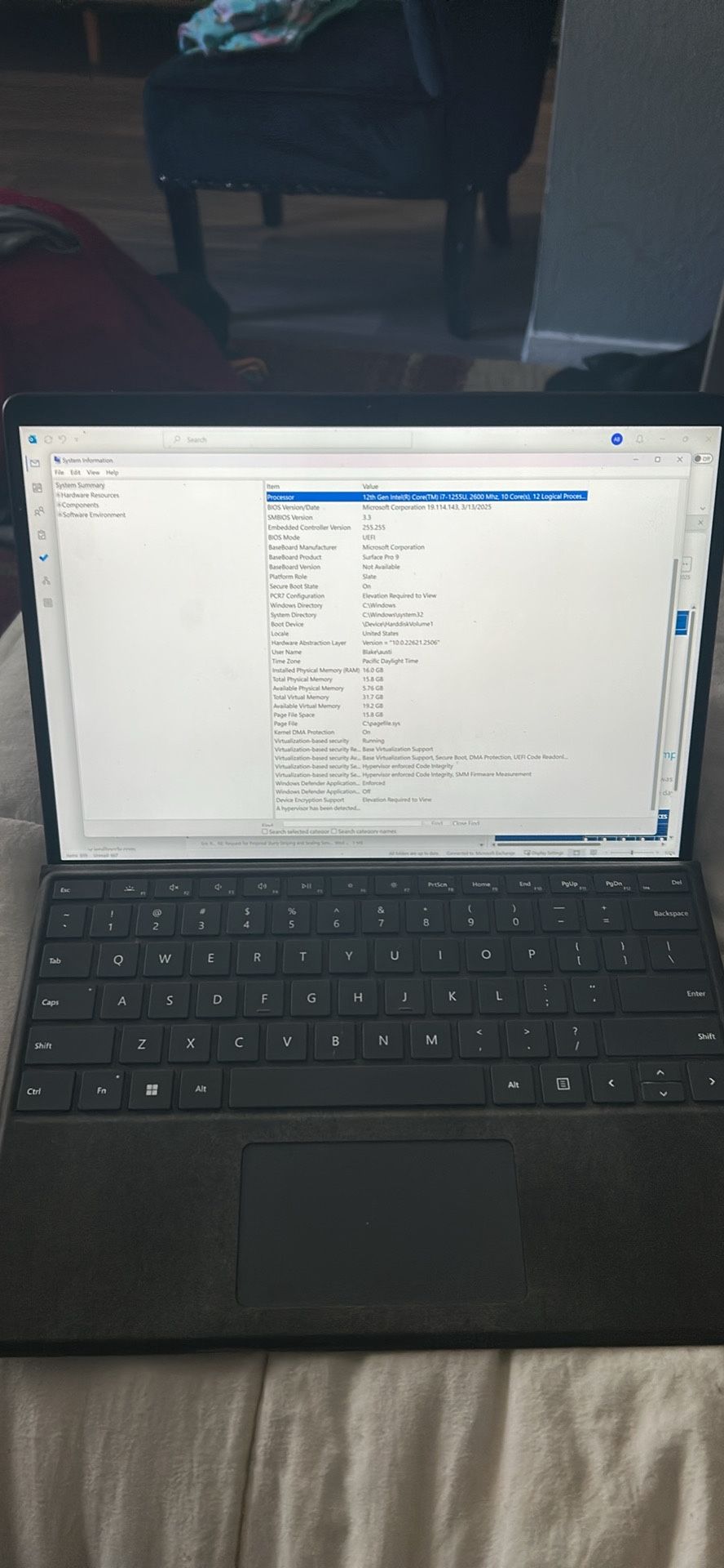 Surface Pro 9 16GB Ram 