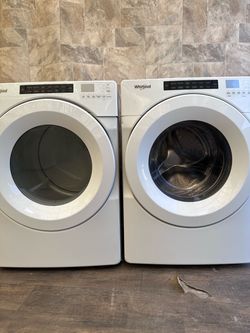 Whirlpool set electric laundry
