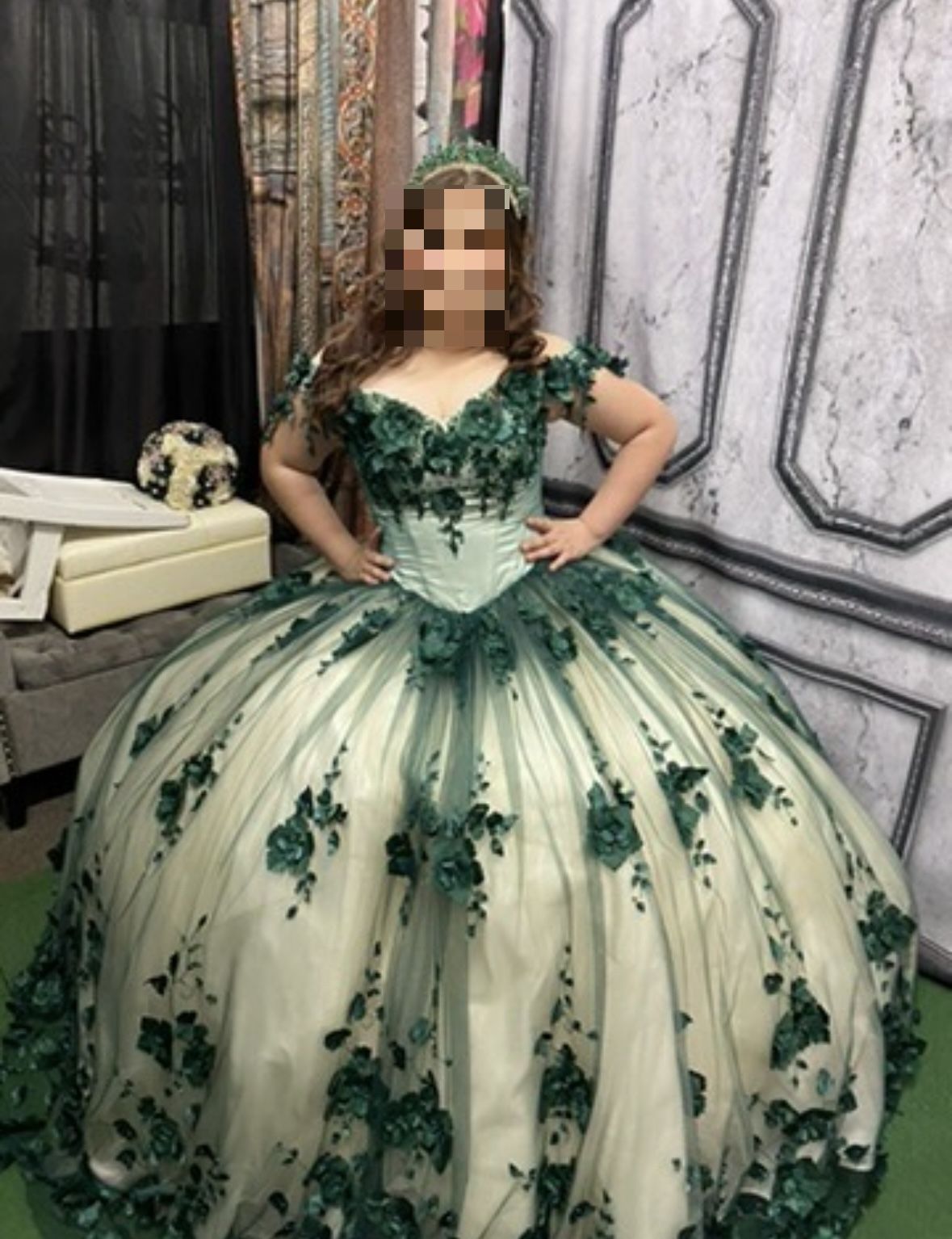 Emerald Quince dress