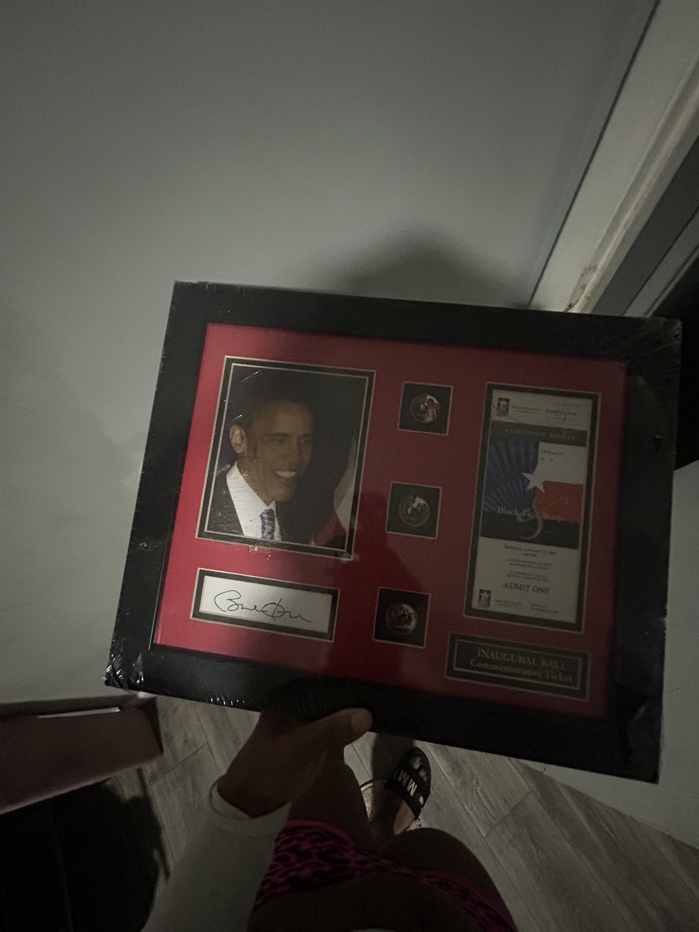 Barack Obama 2009 , Admission Ticket , Signed!