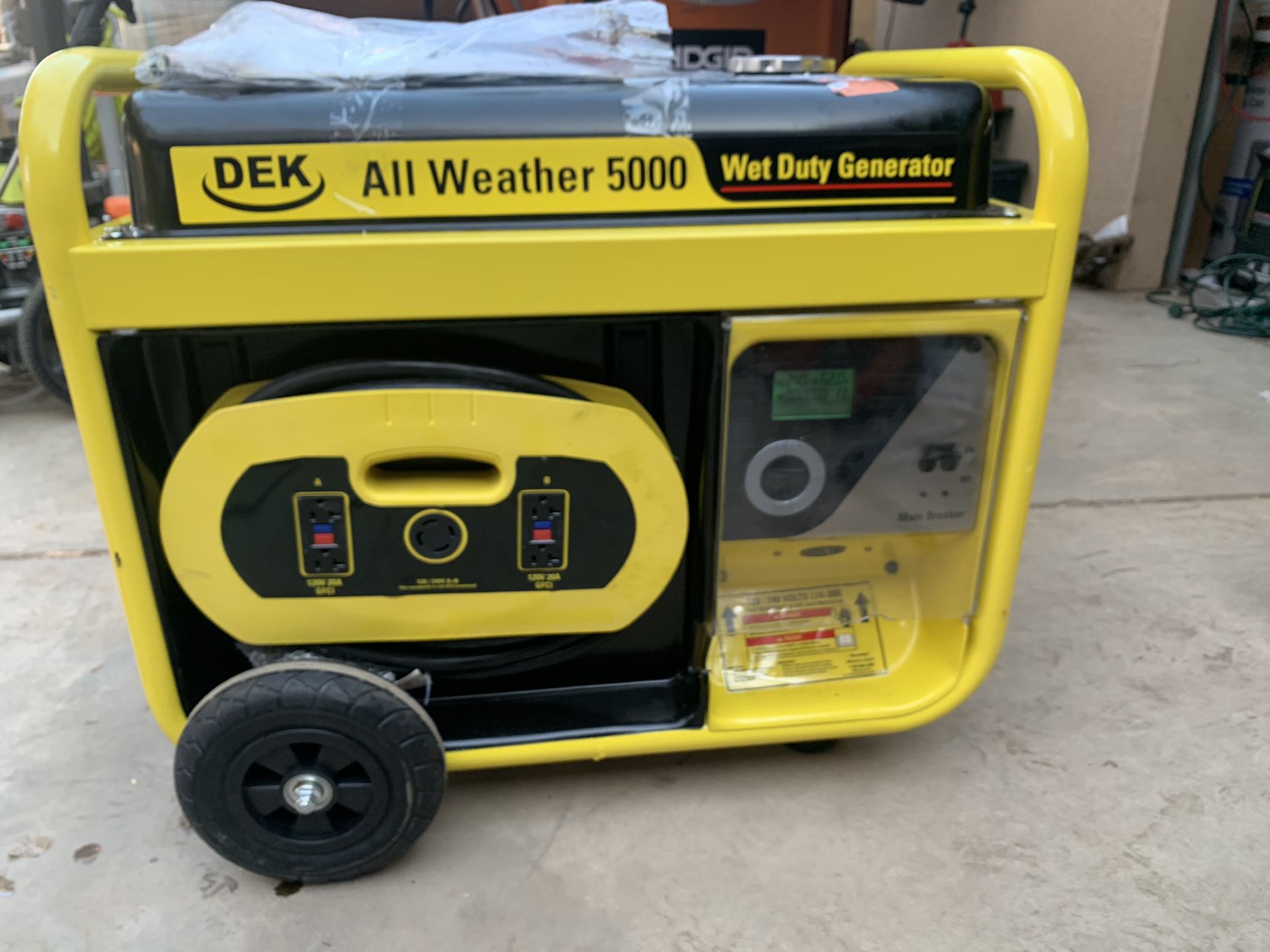 DEK 5000 generator