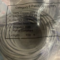 Category 6 Patch Cord (UTP) * New