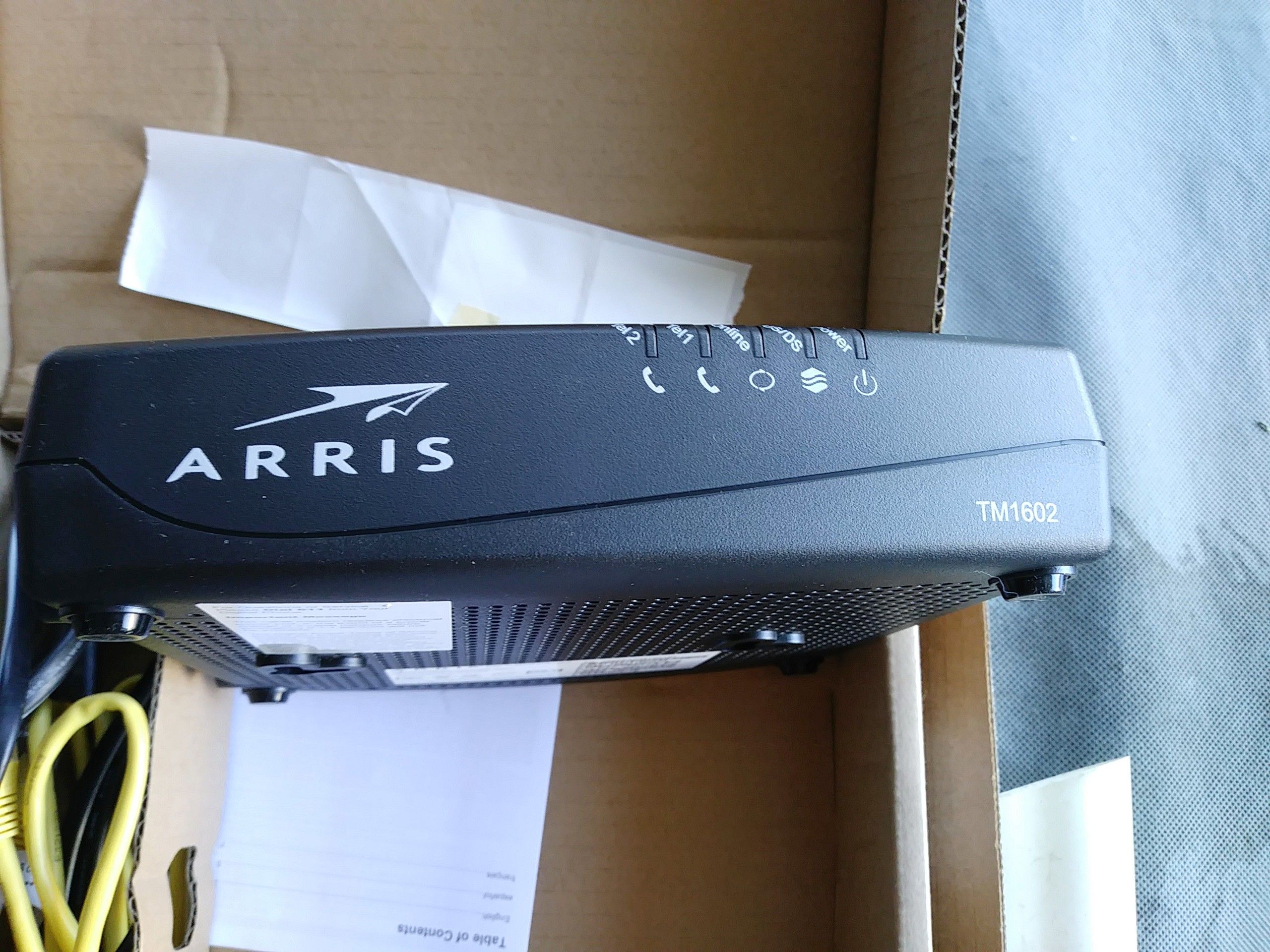 Arris Modem Lights Tm1602 Shelly Lighting