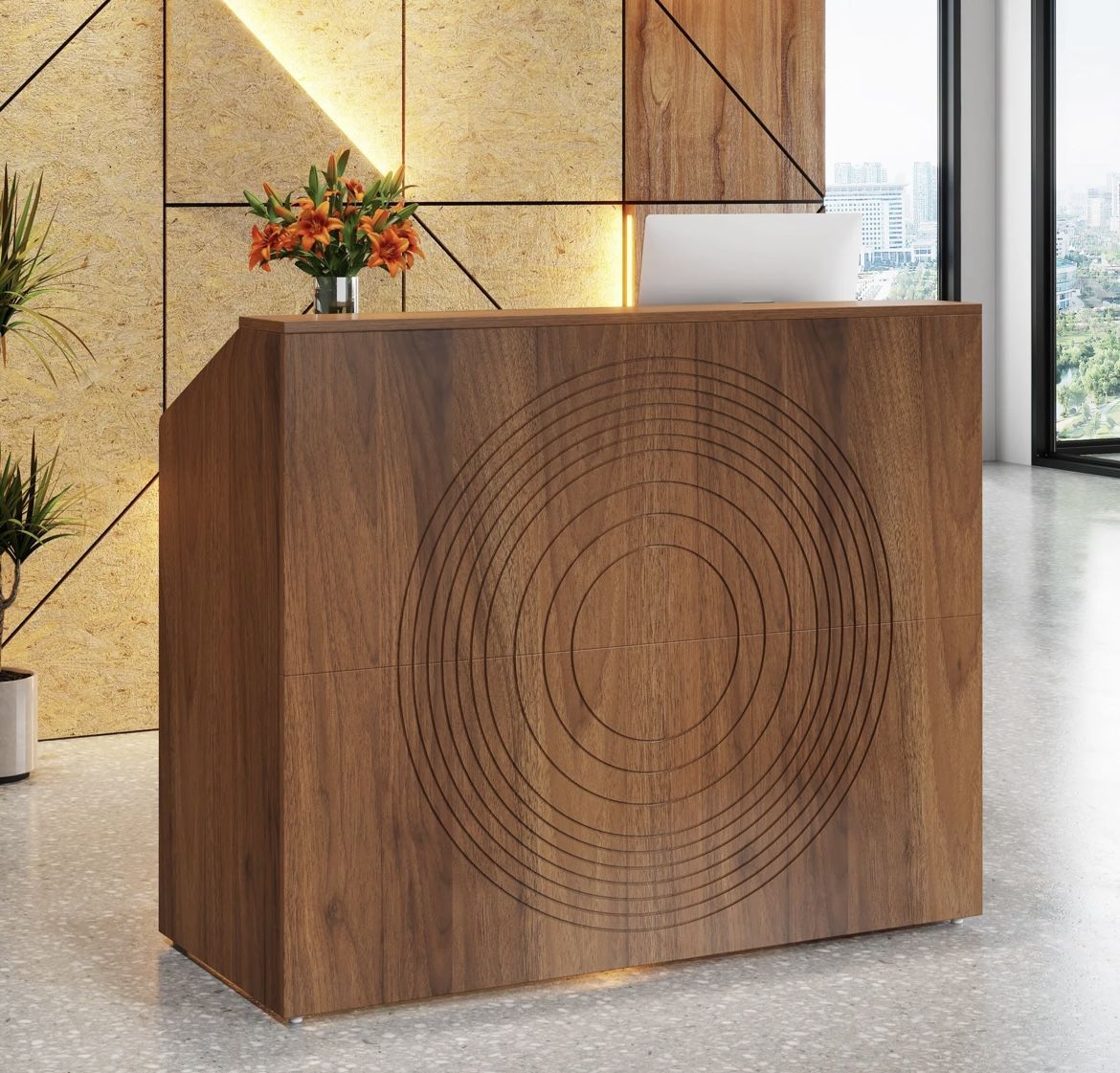 Mid Century Modern Reception Desk 