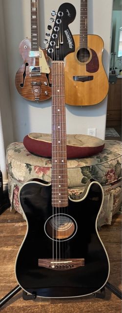 Fender partscaster acoustic electric guitar