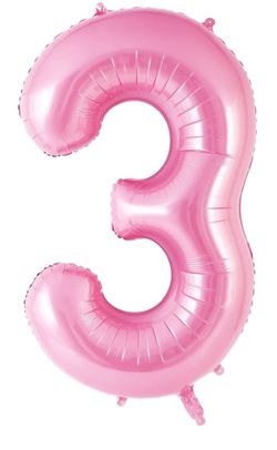 40 In Pink Number 3 Foil
