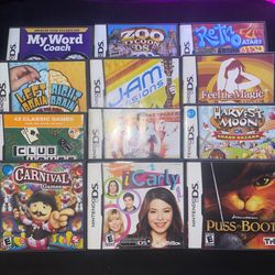 Nintendo DS Video Games Bundle Of 12