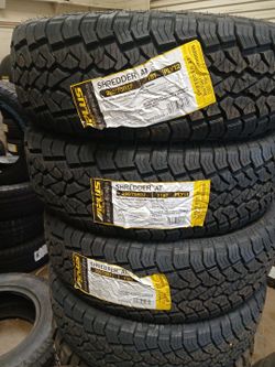 New set of tires 265 70 17 all Terrain