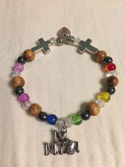 Handmade Stretch Bracelet (Rainbow Bridge) 128
