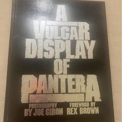 Rare - Vulgar Display Of Pantera Book