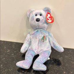 Ty Issy Bear Plush Stuffed Animal Beanie Babies 8” Four Seasons Hotel Bear 