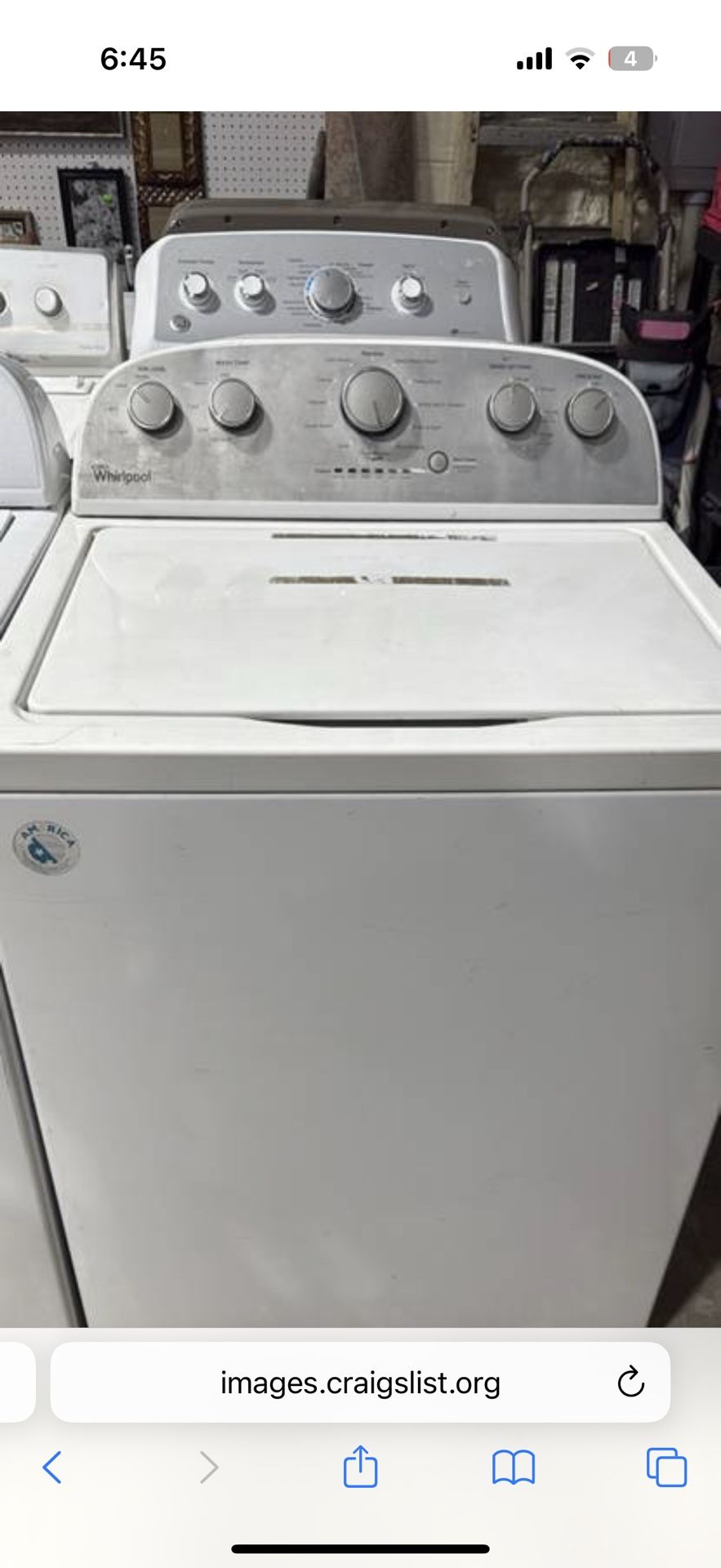 Whirlpool Washer & Gas Dryer Set