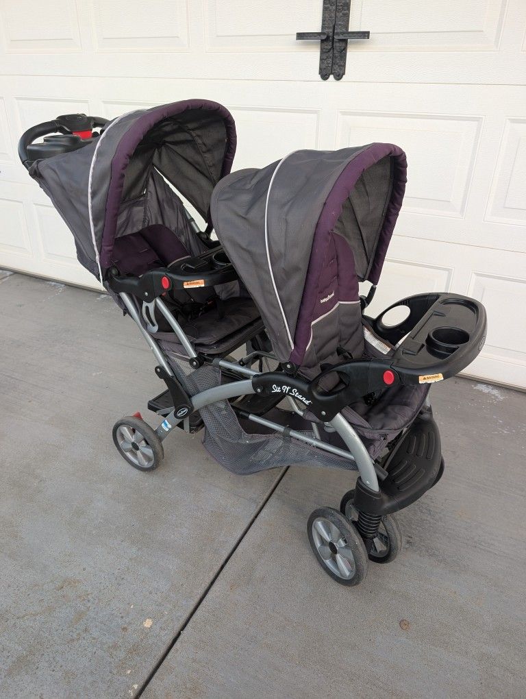 Baby Double Stroller