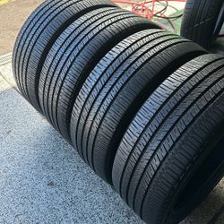 4 Used 255/45R20 Goodyear Tires 255 45 20 60% Tread Left 