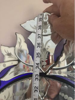 Venetian glass mirror