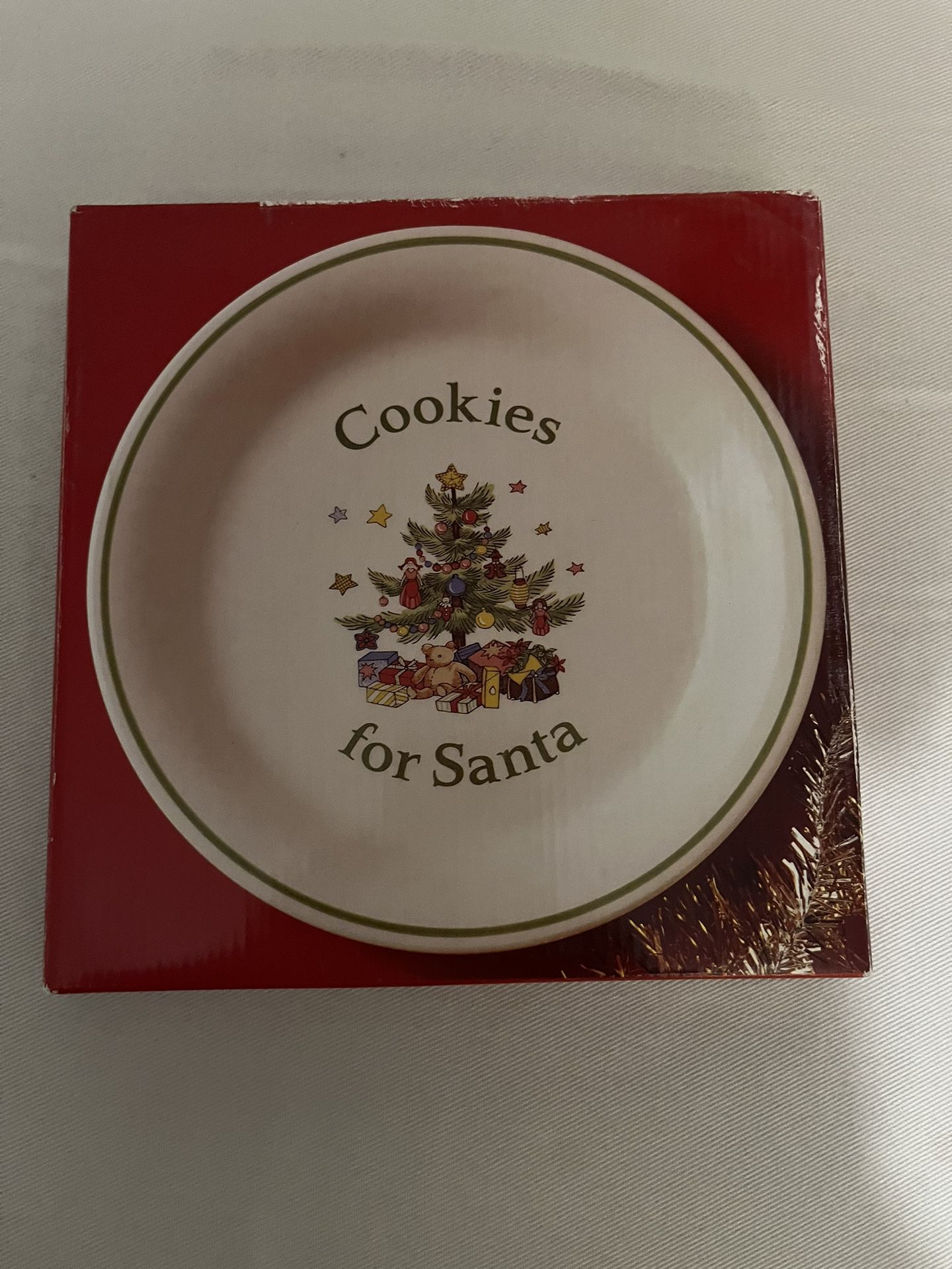 Nikko Cookies For Santa Plate