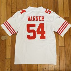 Warner White Red 49ers Jersey