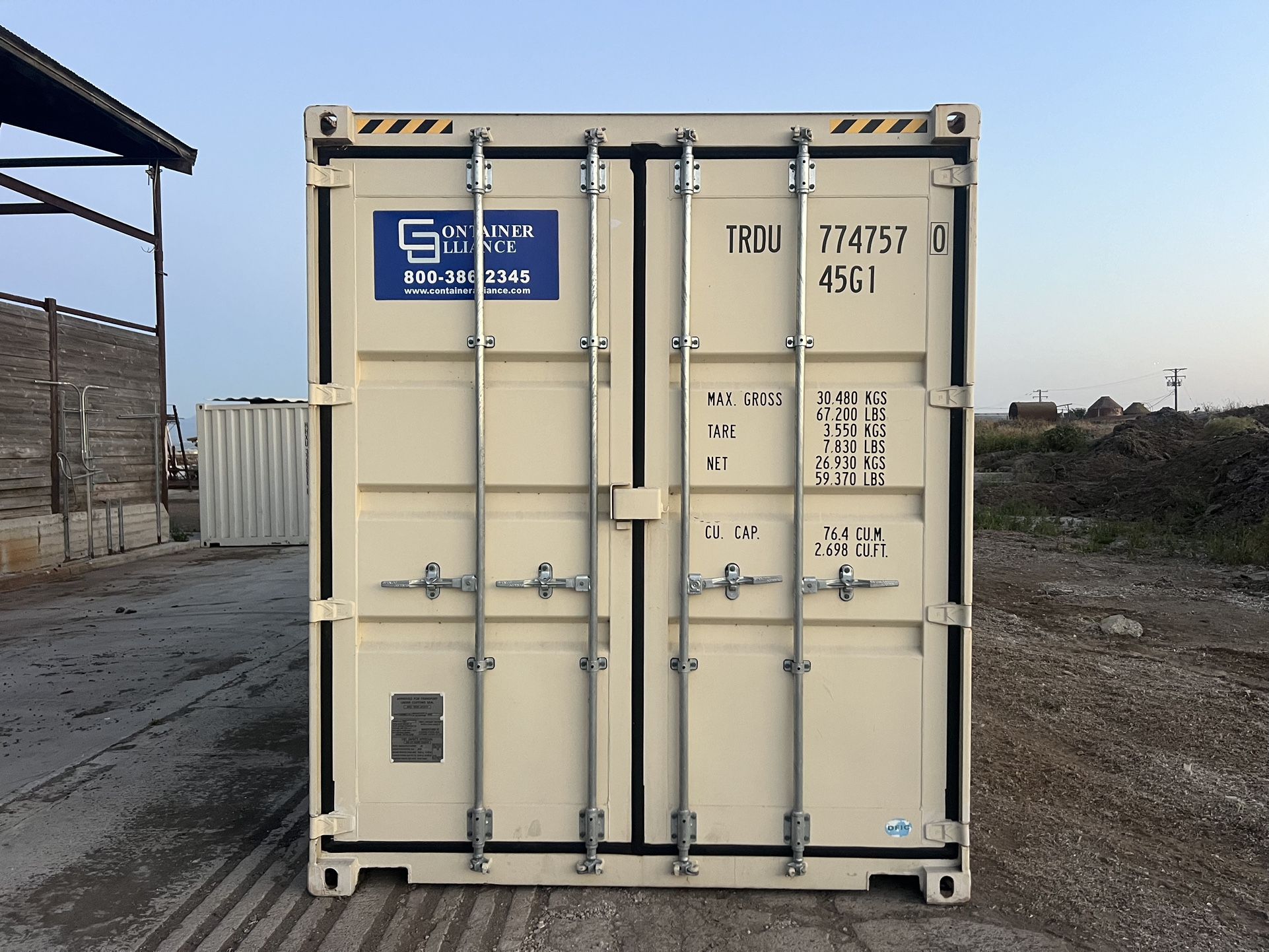 40 FOOT 1-TRIP SEA STORAGE CONEX BOX SHIPPING CONTAINER