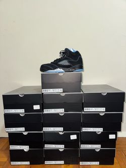 Air Jordan 5 Retro Black University Blue ( GS )