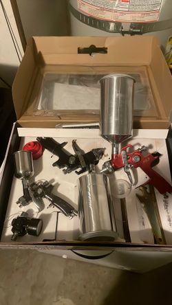 Spray gun set 9 piece set