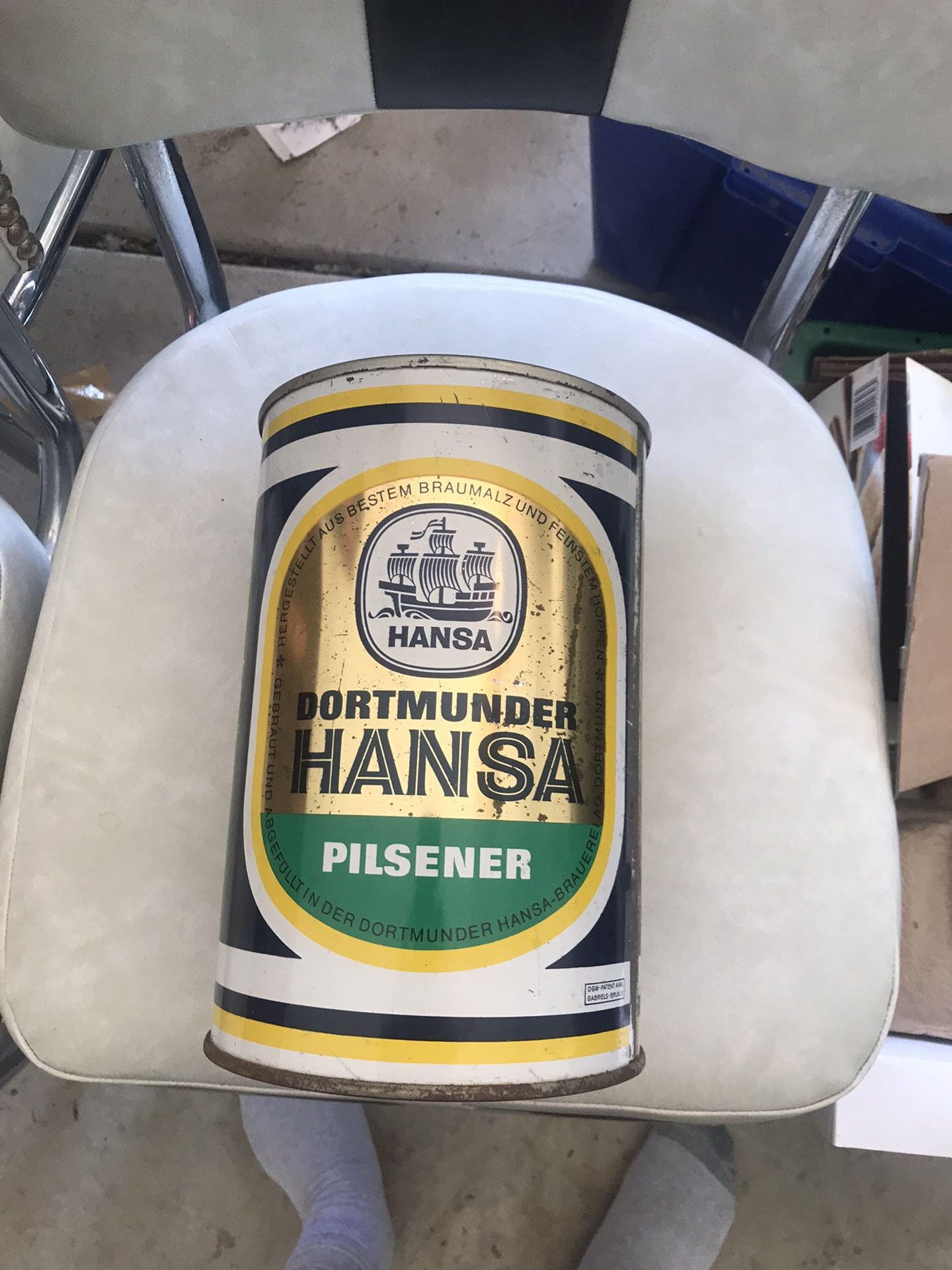 HANSA Dortmunder 3.8 litter display beer can