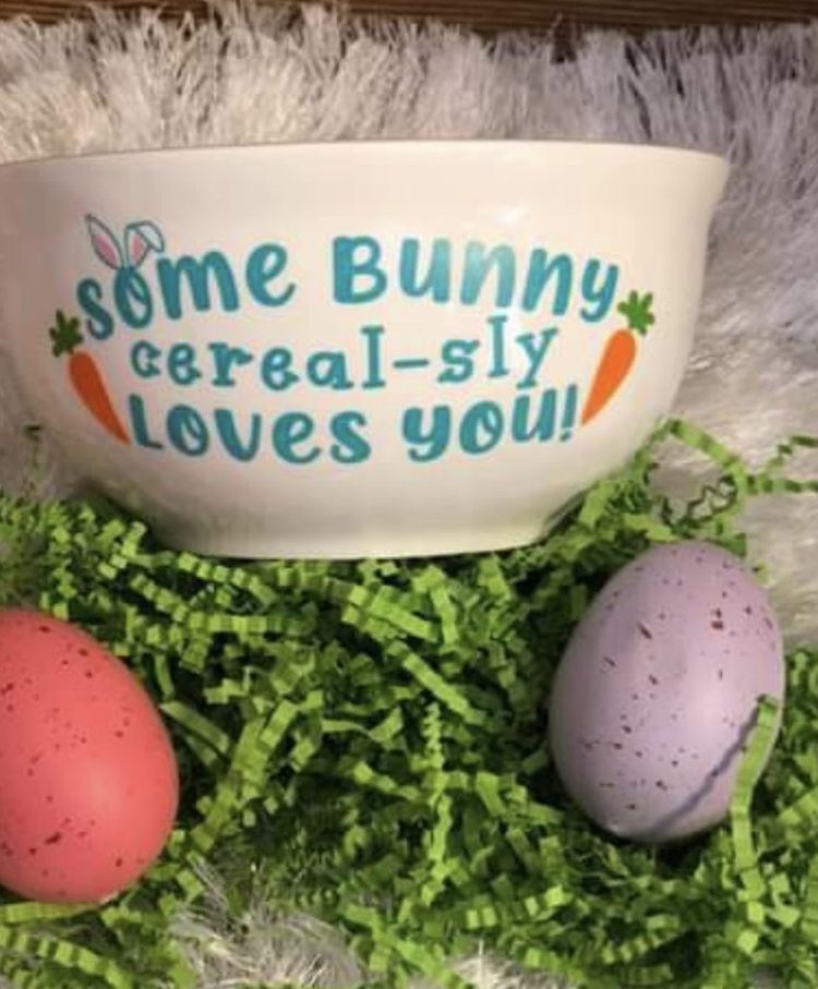 Adorable Easter, Staint Patricks, Holiday Cereal Bowls - Customizable