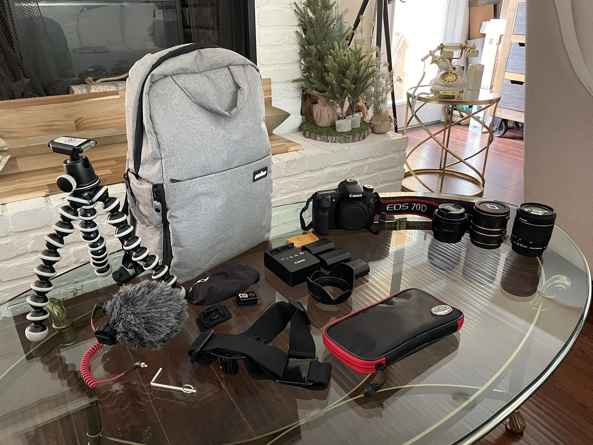 rester Solformørkelse ingeniør Canon 70D With Accessories for Sale in Covina, CA - OfferUp