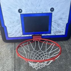 Basketball backboard for life