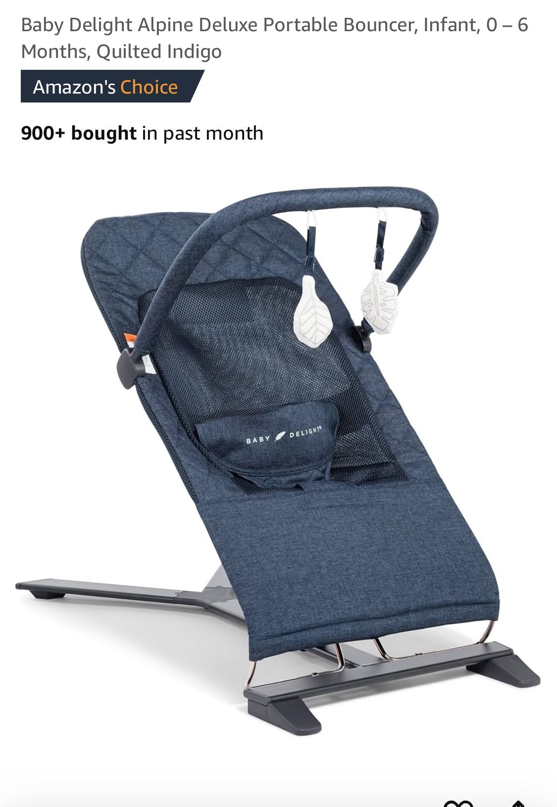Baby Delight Alpine Deluxe Portable Bouncer