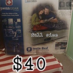 Swiss Gear Full Size Insta-bed Air Bed With Build In Pump
