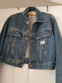Calvin Klein jean jacket women's small or boys