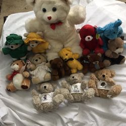 15 Stuffed Bear Collection $10 Set