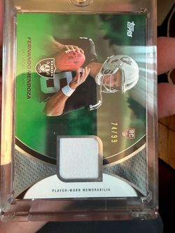 Topps 2026 Flagship Football Fernando Mendoza Raiders RMC-FM RC Relic 74/99