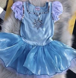 Elsa inspired tutu dress Costume ON SALE Size 5-7