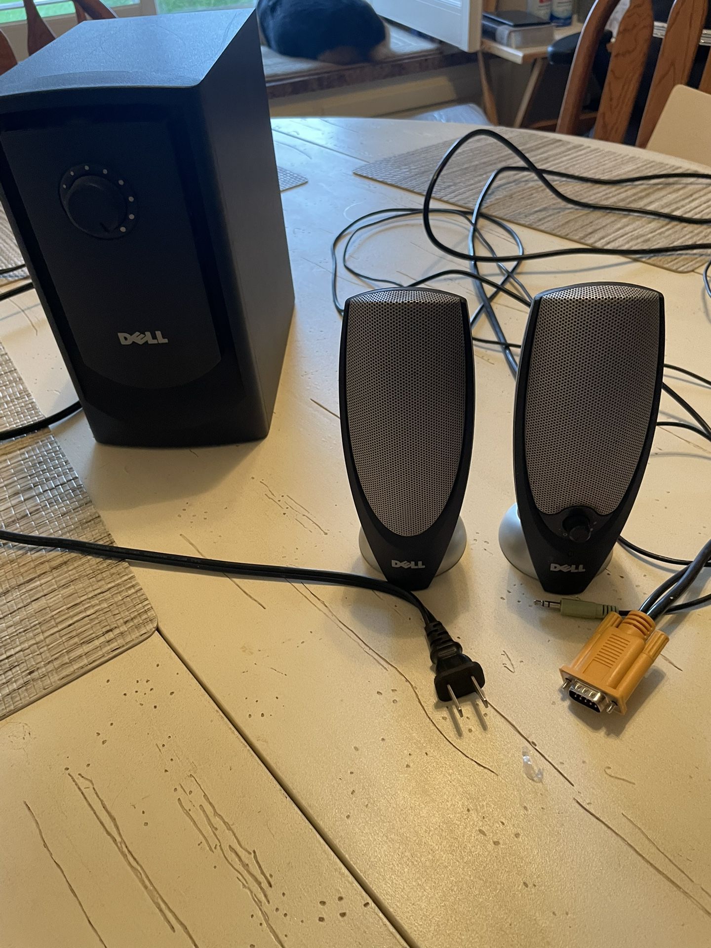 Dell Speakers, Wired W/Subwoofer