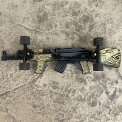 Santa Cruz AK-47 Skateboard Jason Jesse Extremely Rare Cruiser