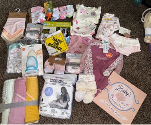 Baby girl items all brand new