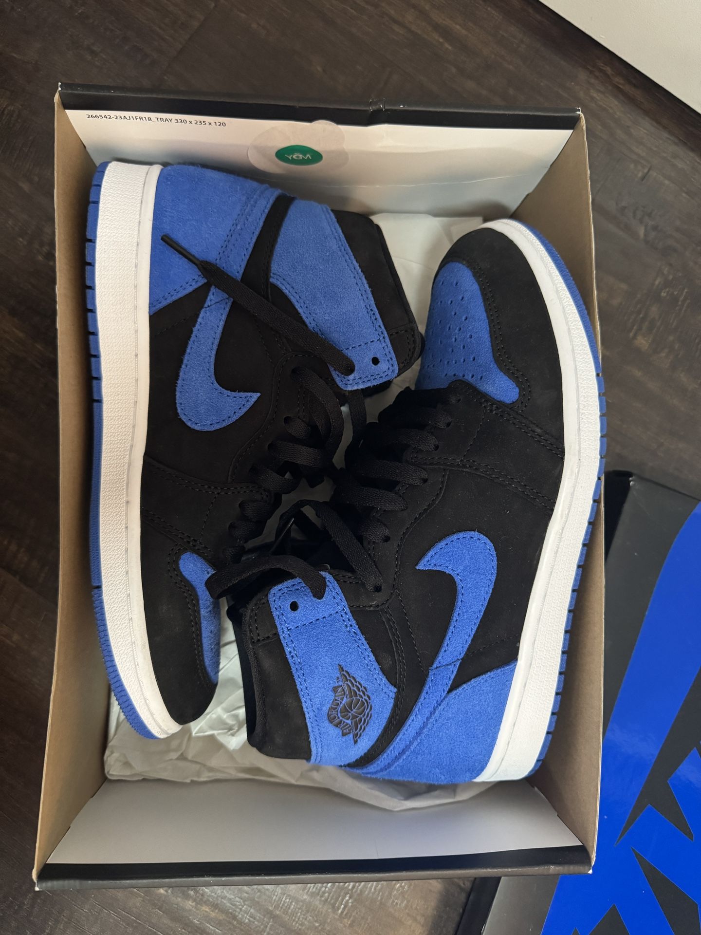 Jordan 1 High OG Royal Reimagined Size 8.5